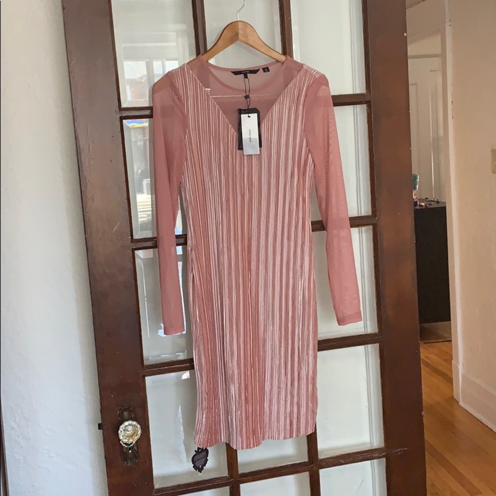 Vero Moda vintage style open back dress - Small